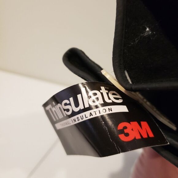 NWT Men's Black 3M Thermal Insulated Gloves - Picture 3 of 4